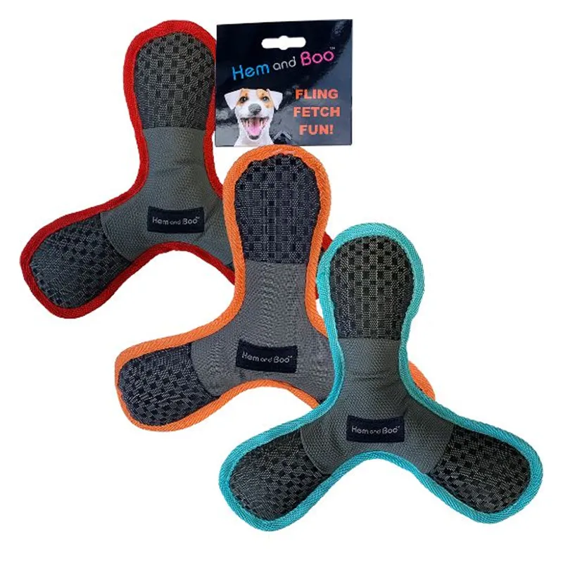 Hem and Boo Strong Tough Flyer Shape Toy - Mixed Colours